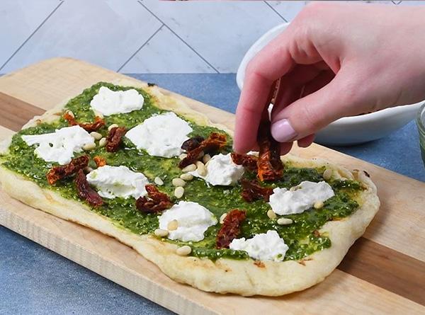 Smoked Salmon Flatbread - Step 3